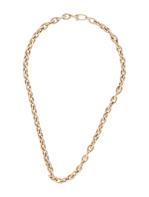 Necklace 14K Pear Link Chain Necklace