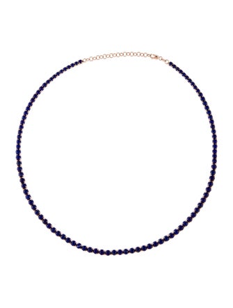Necklace 14K 22.08ctw Lapis Lazuli Collar Necklace