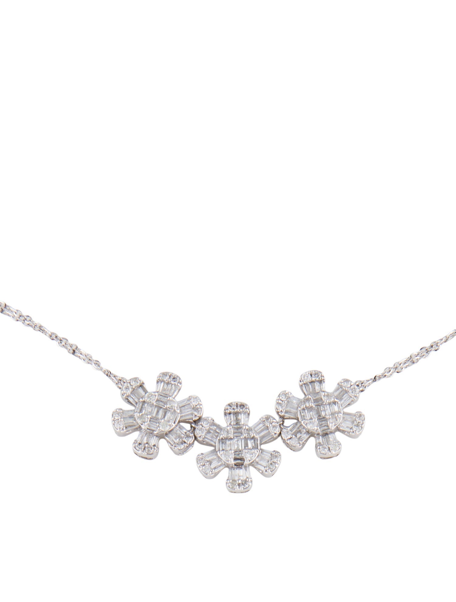 Necklace 14K 1.04ctw Diamond Evil Eye Lavalier