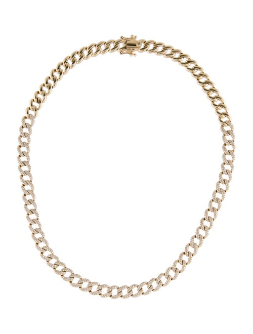 Necklace 14K 2.45ctw Diamond Cuban Link Necklace