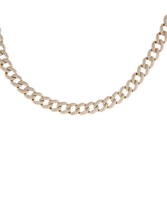 Necklace 14K 2.45ctw Diamond Cuban Link Necklace