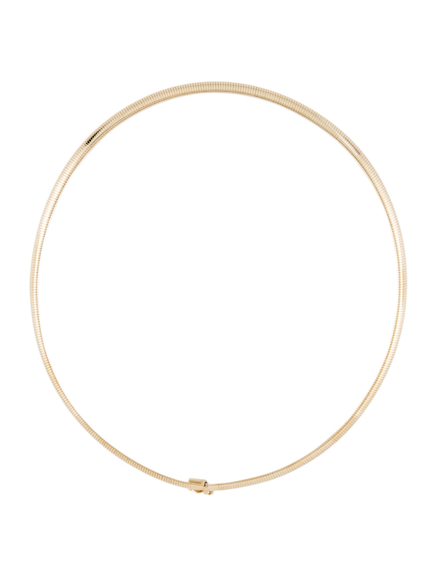 Necklace 14K Omega Choker Necklace