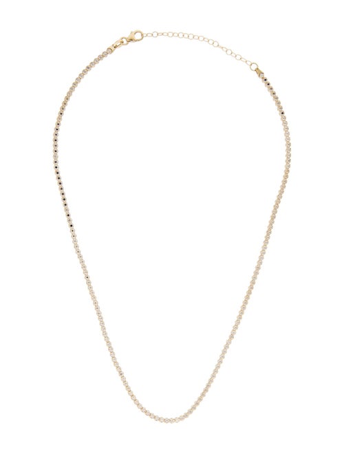 Necklace 14K Two-Tone Faceted Chain Necklace