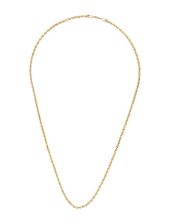 Necklace 14K Rope Chain Necklace