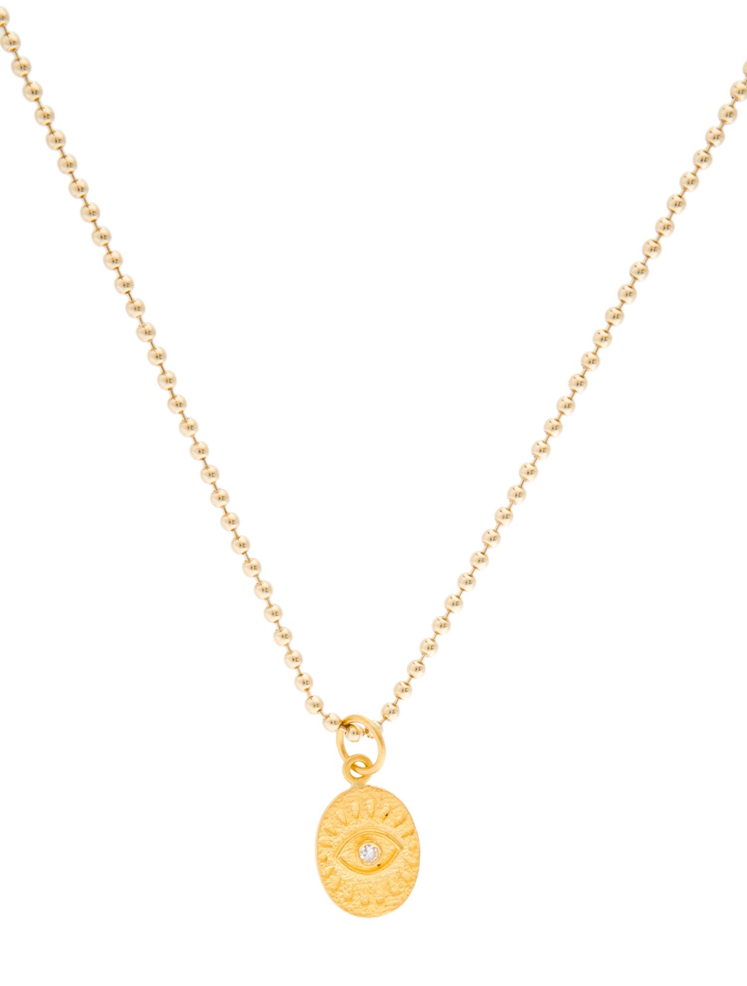 Necklace Diamond Evil Eye Pendant Necklace