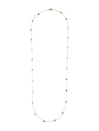 Necklace 18K 4.32ctw Diamond Station