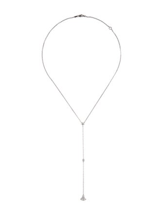 Necklace  14K 1.11ctw Diamond Lariat Neckacle