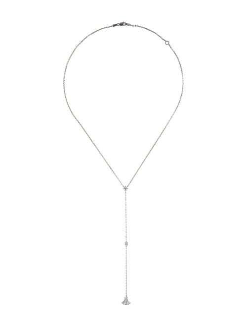 Necklace 14K 1.11ctw Diamond Lariat Neckacle