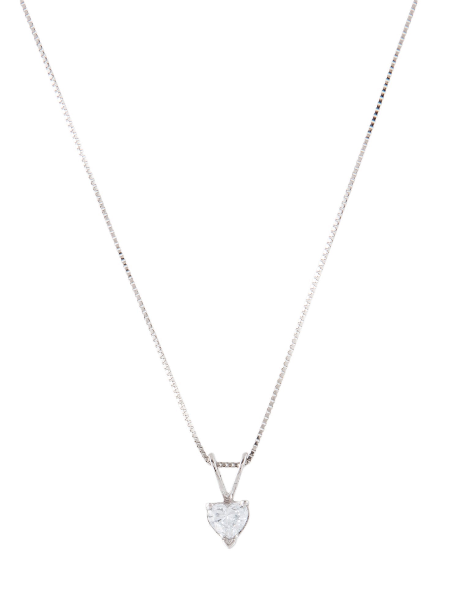 Necklace 14K Lab-Grown Diamond Heart Pendant