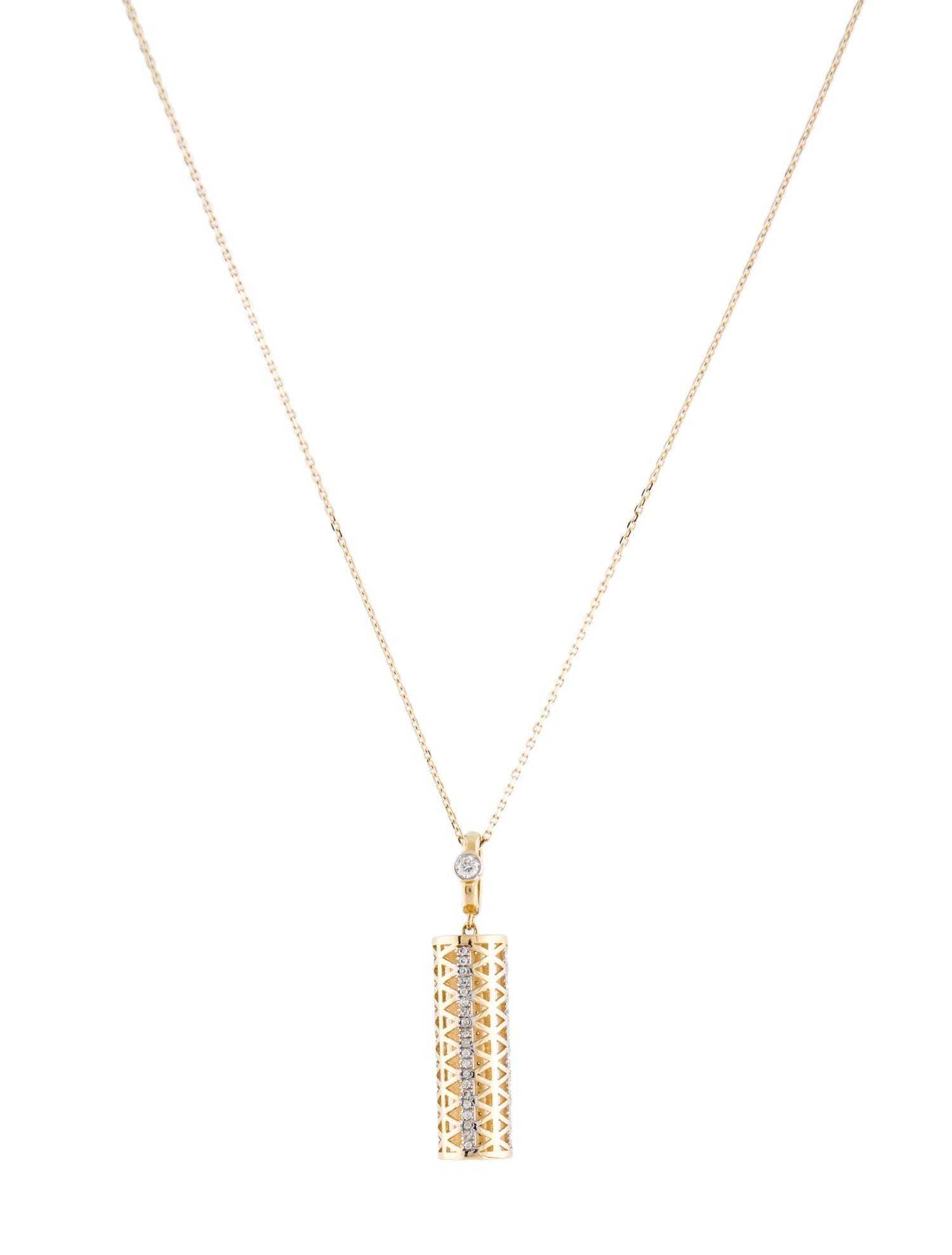 Necklace 14K Diamond Pendant Necklace