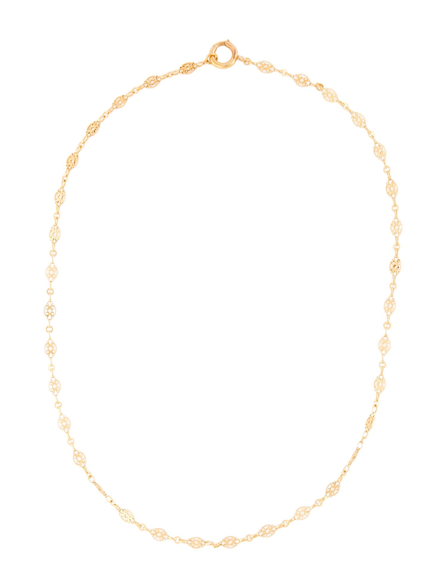 Necklace Antique Edwardian Chain Necklace