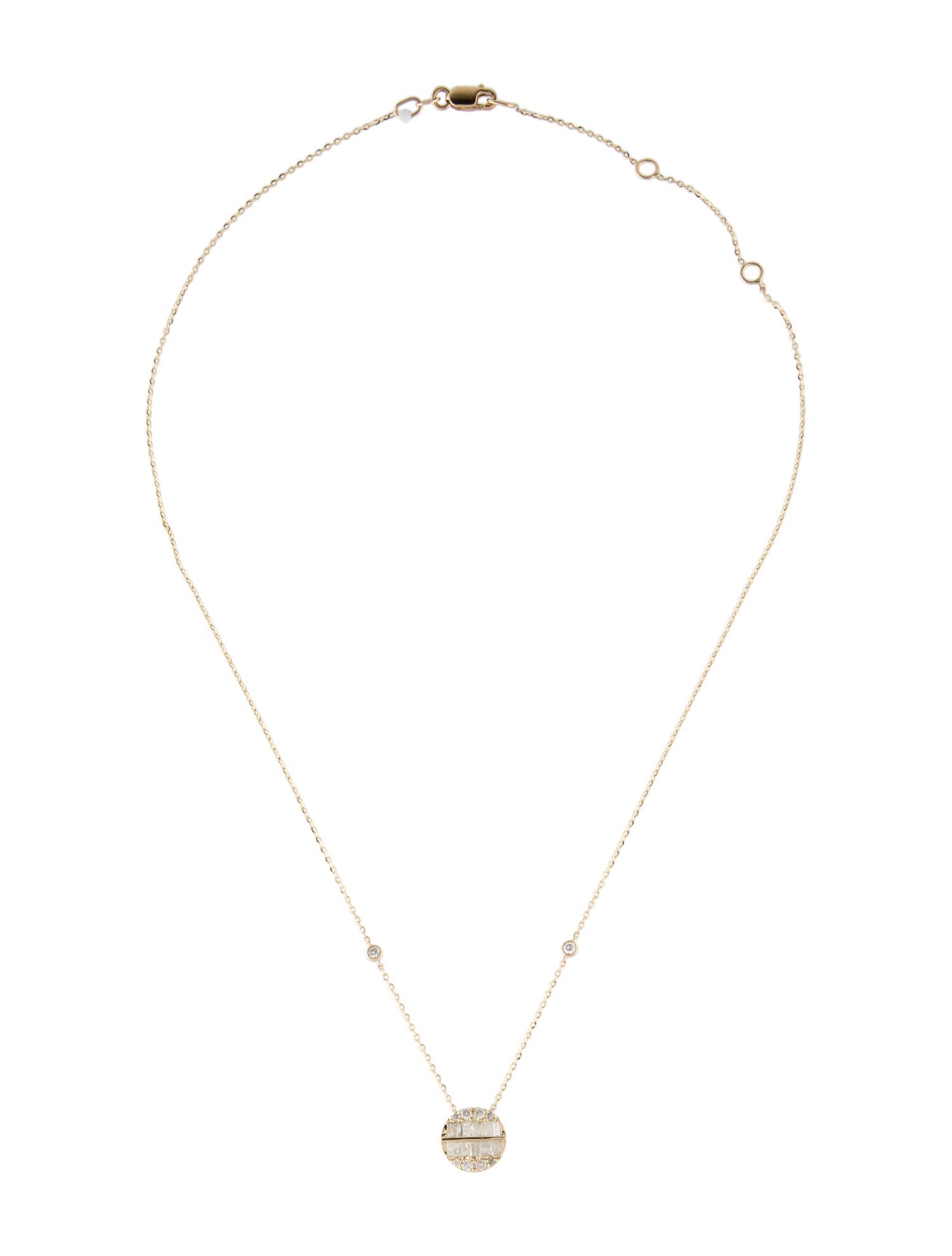 Necklace 14K Diamond Pendant Necklace