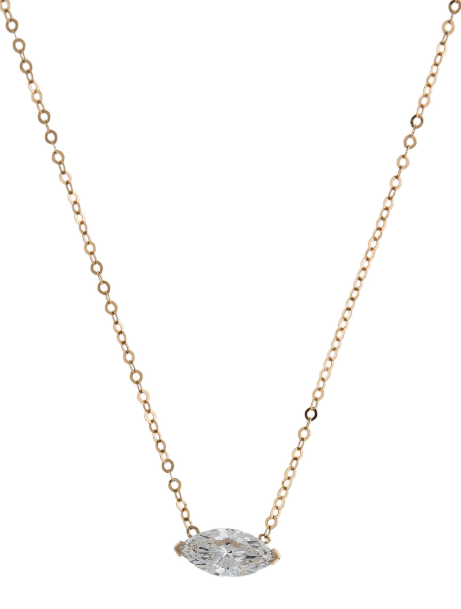 Necklace 14K 2.02ct Lab-Grown Diamond Pendant Necklace