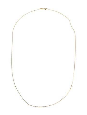 Necklace Chain 14K Box Necklace.