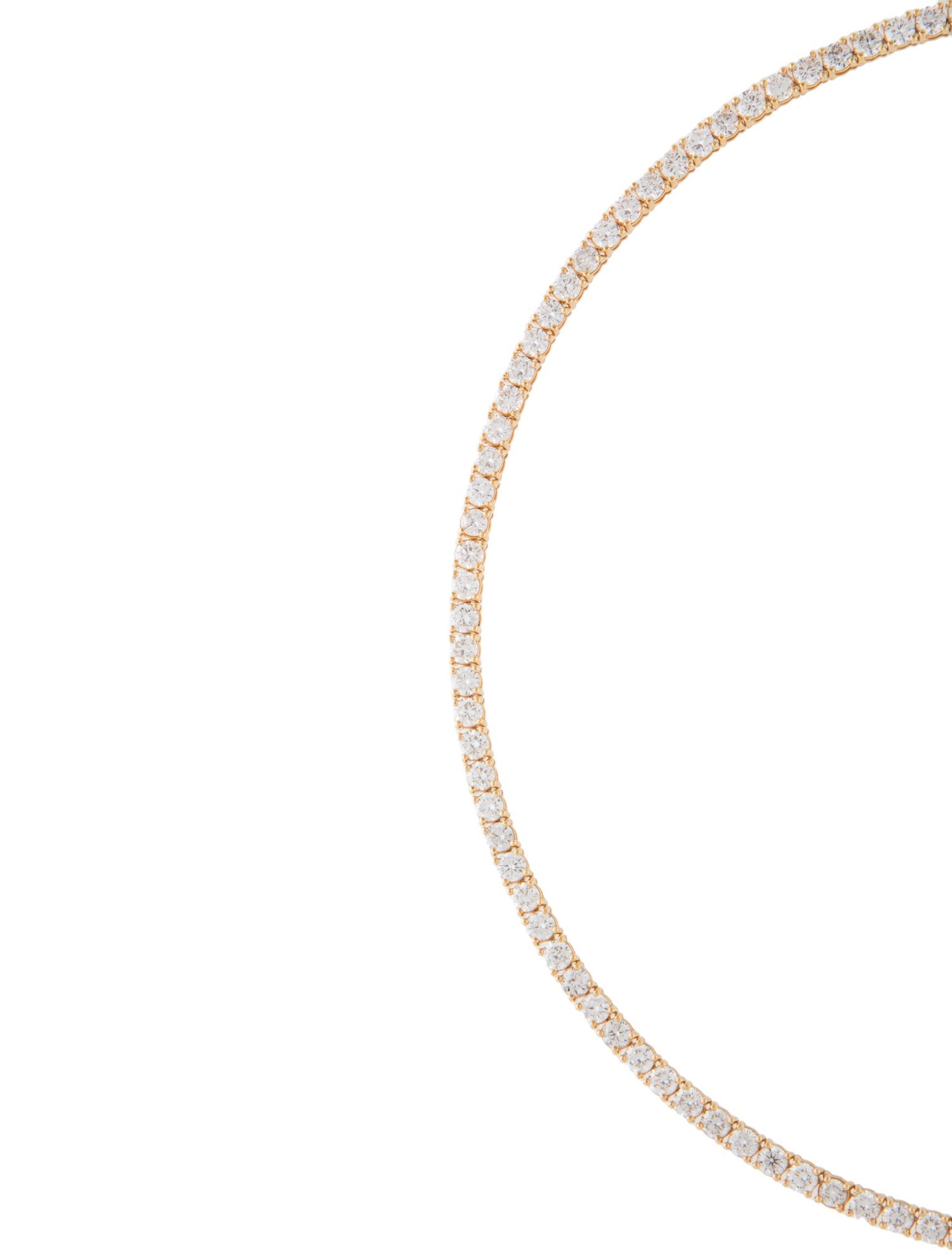 Necklace 14K 14.25ctw Lab-Grown Diamond Tennis Necklace