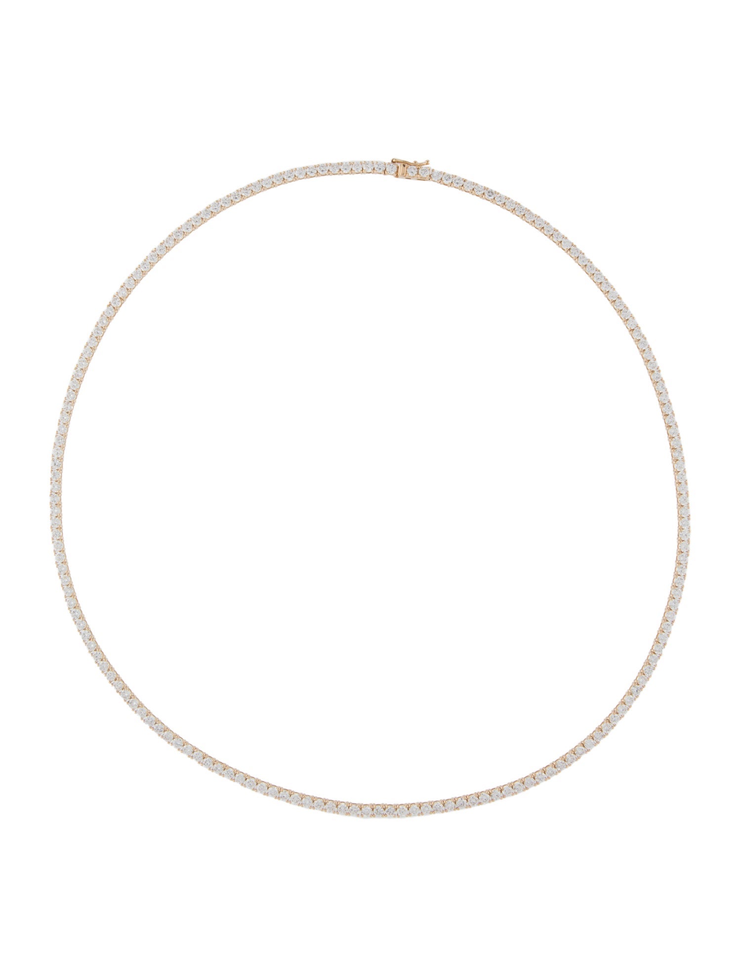 Necklace 14K 14.20ctw Lab-Grown Diamond Tennis Necklace