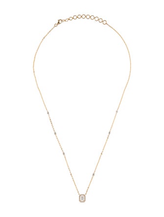 Necklace 18K Diamond Pendant Necklace
