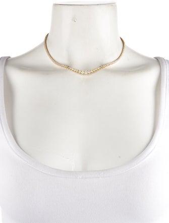 Necklace 14K Diamond Graduated Riviera Necklace