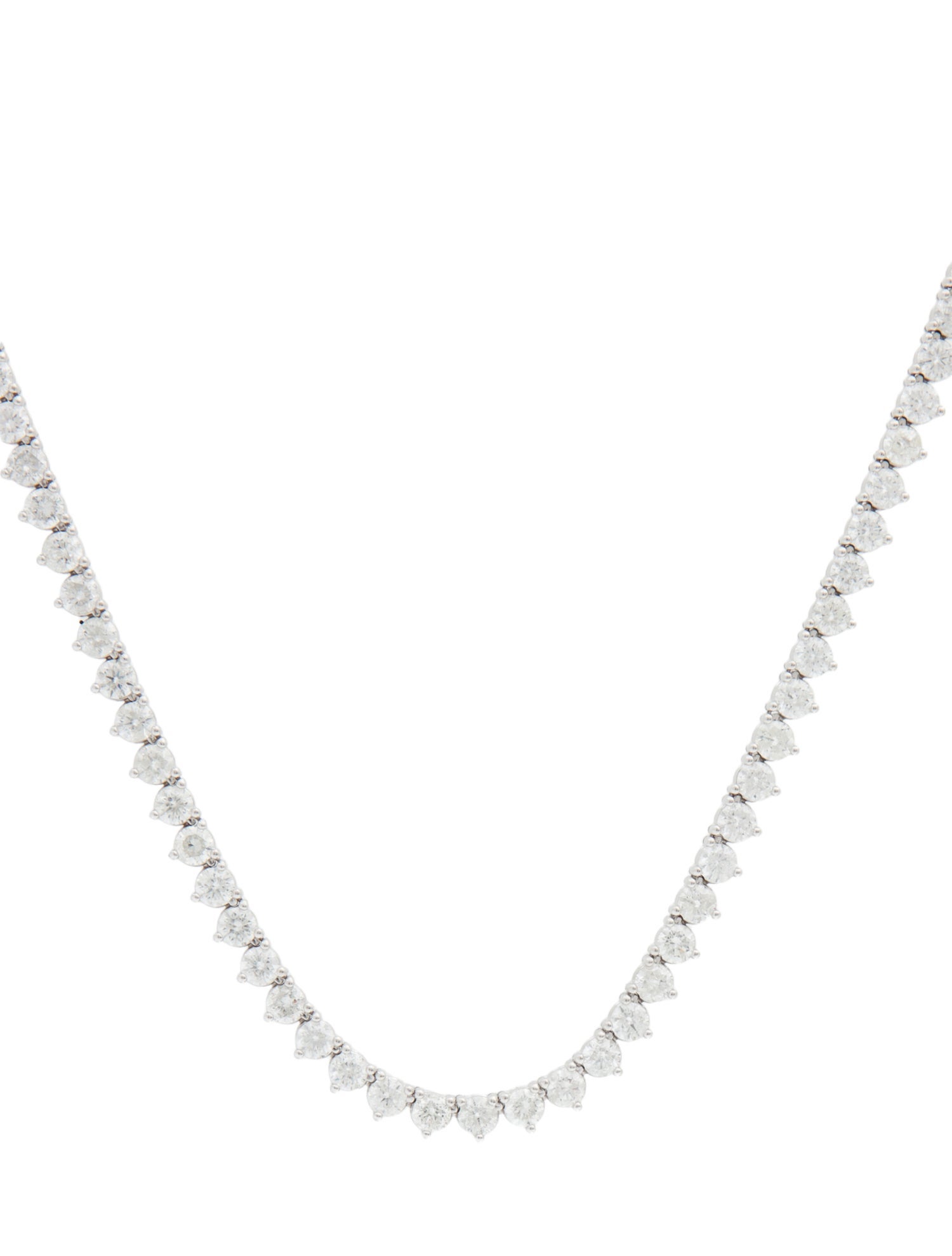 Necklace 14K 15.35ctw Diamond Tennis