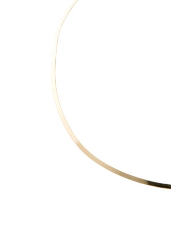 Necklace 14K Herringbone Chain Choker Necklace
