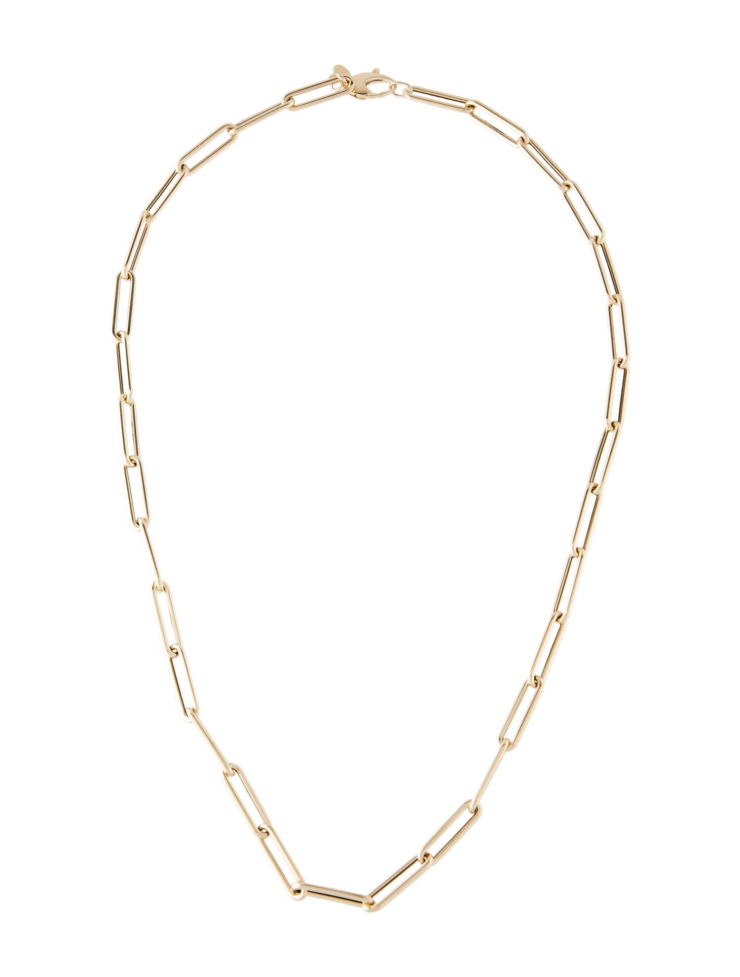 Necklace 14K Paperclip Chain Necklace