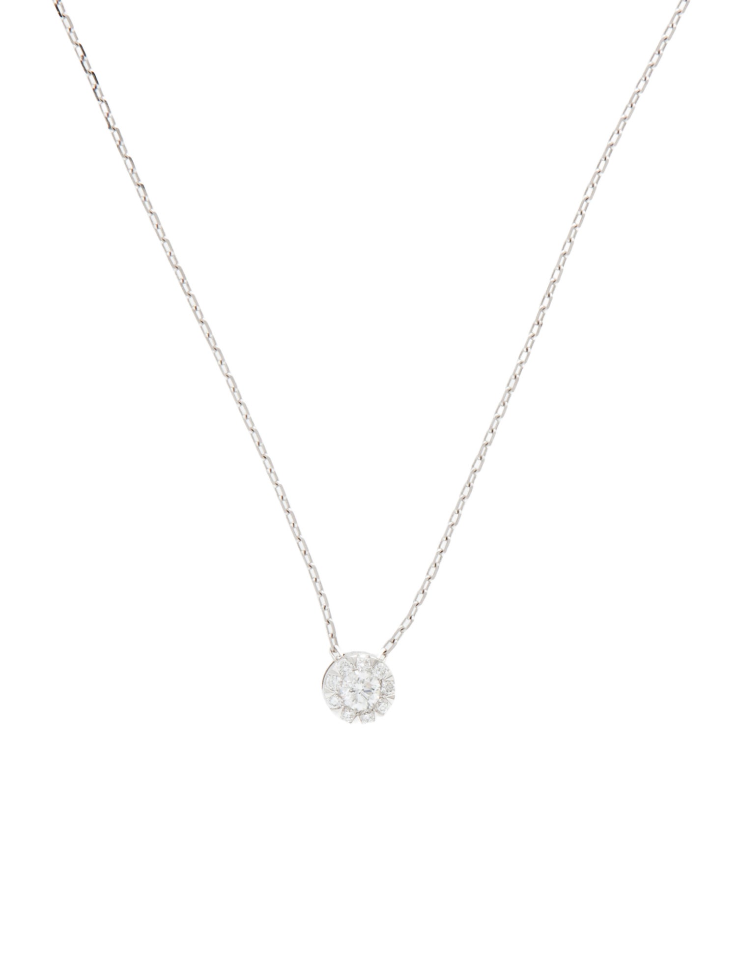 Necklace 18K Diamond Pendant Necklace