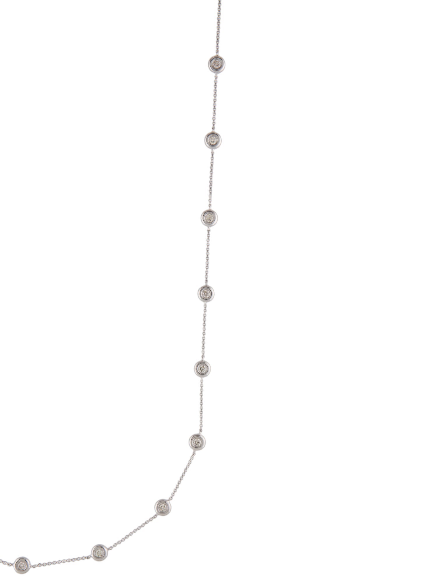 Necklace 14K 1.89ctw Diamond Station Necklace