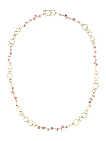 Necklace Chain 18K Tourmaline Collar