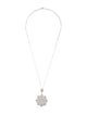 Necklace 18K 3.07ctw Diamond Pendant w/ 14K Necklace