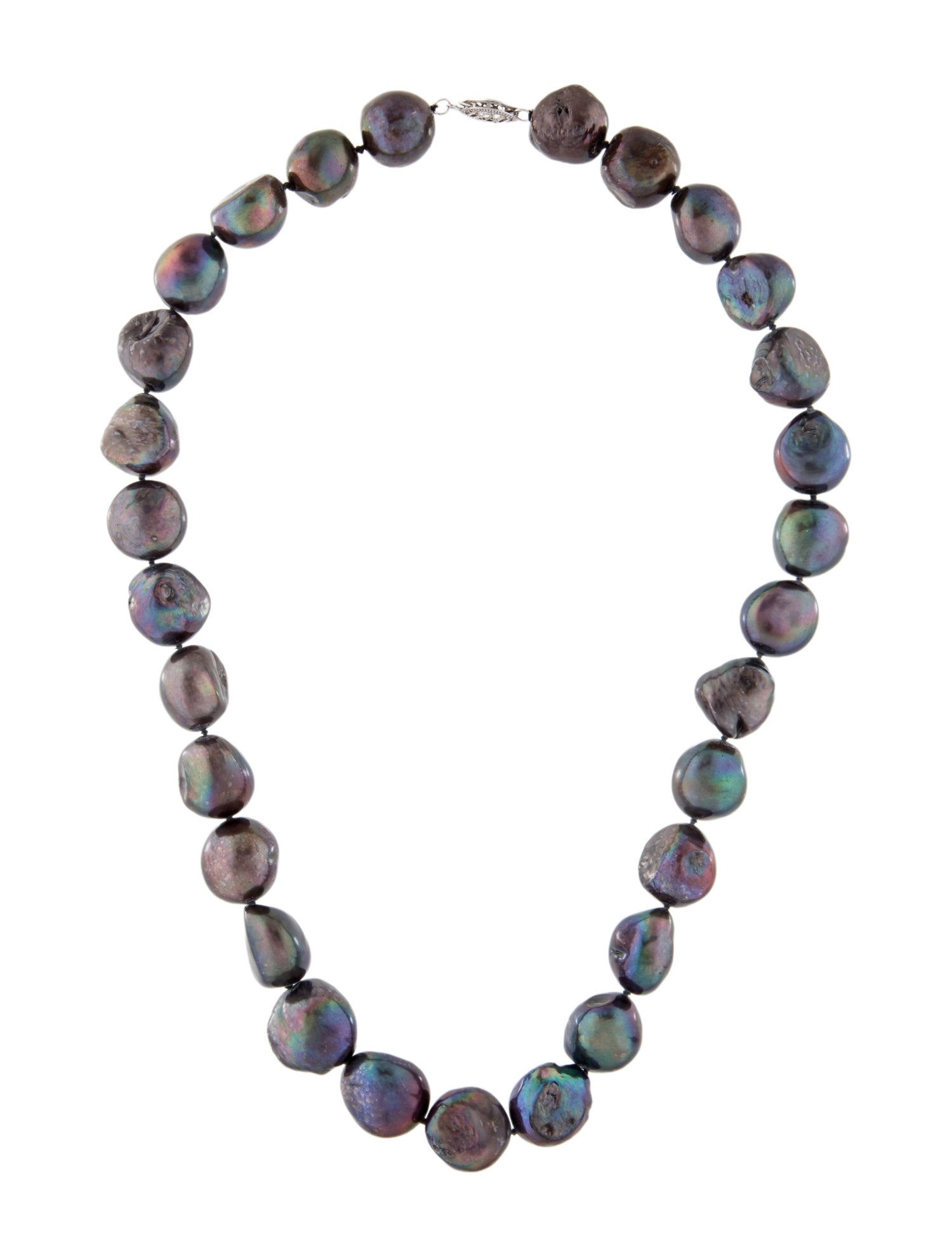 Necklace 14K Dyed Pearl Strand Necklace