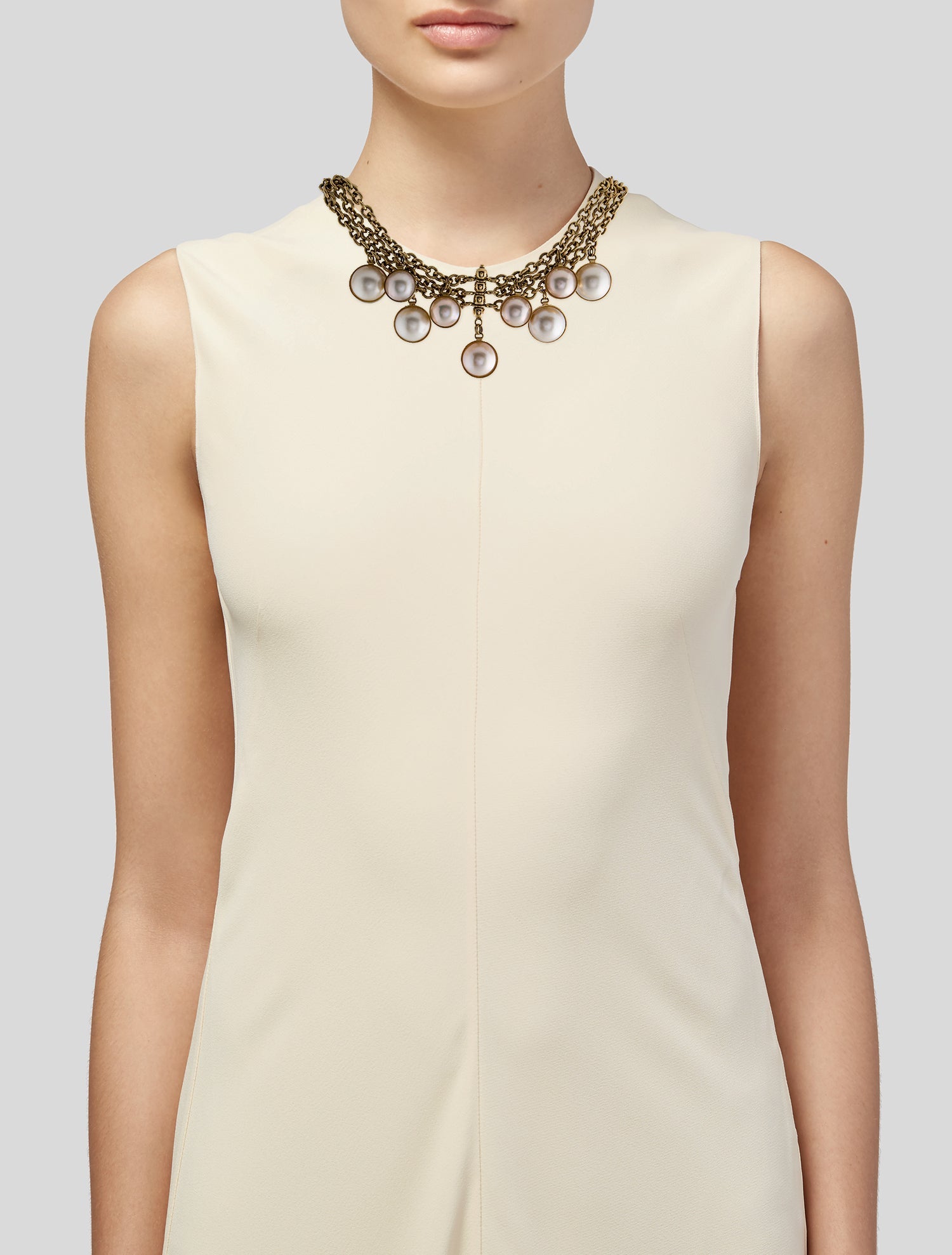 Necklace 18K Pearl Collar Necklace