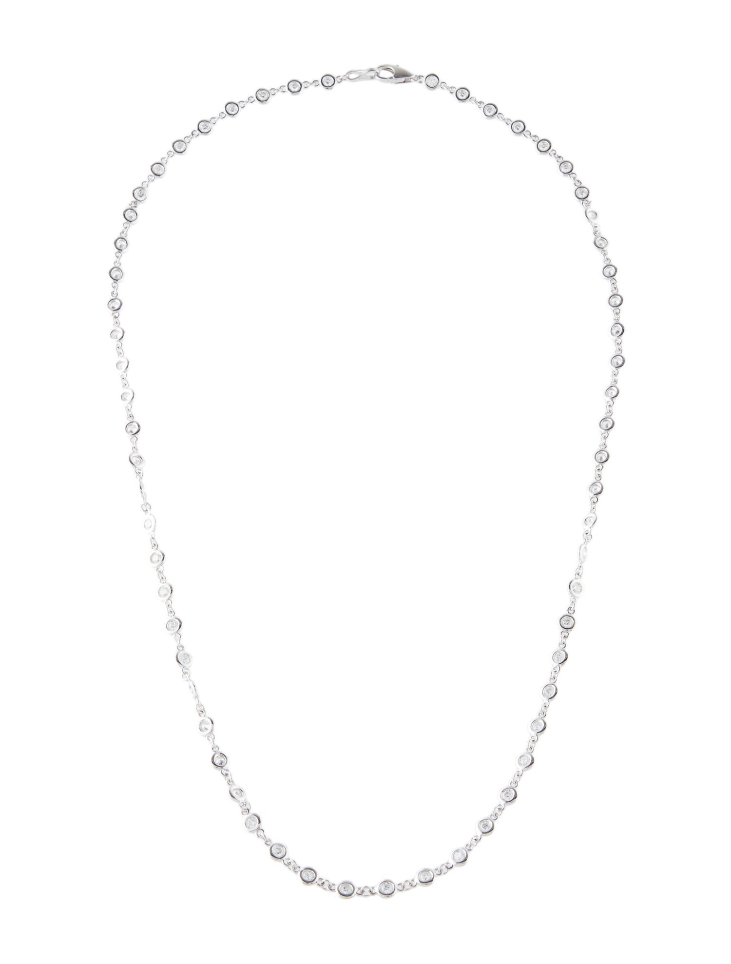 Necklace 14K 2.50ctw Diamond Chain Necklace