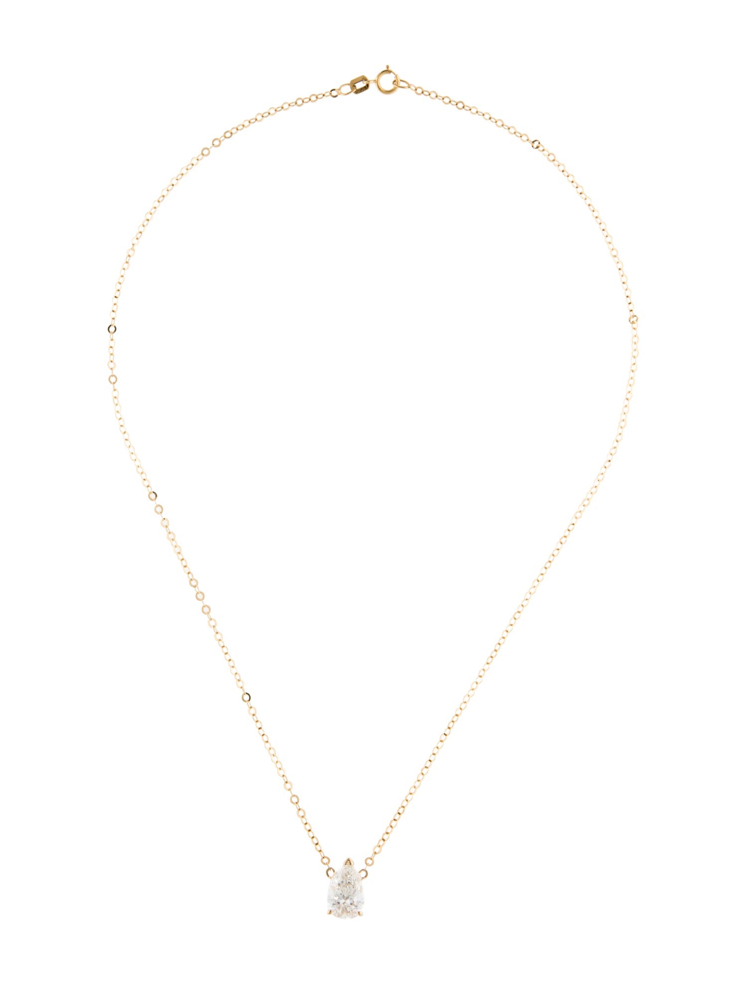 Necklace 14K 1.98ct Lab-Grown Diamond Pendant