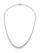 Necklace 14K 15.09ctw Lab-Grown Diamond Graduated Collar Necklace