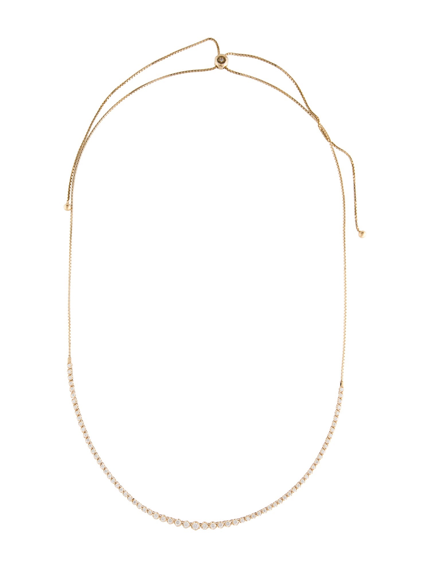 Necklace 14K 1.89ctw Diamond Collar Necklace