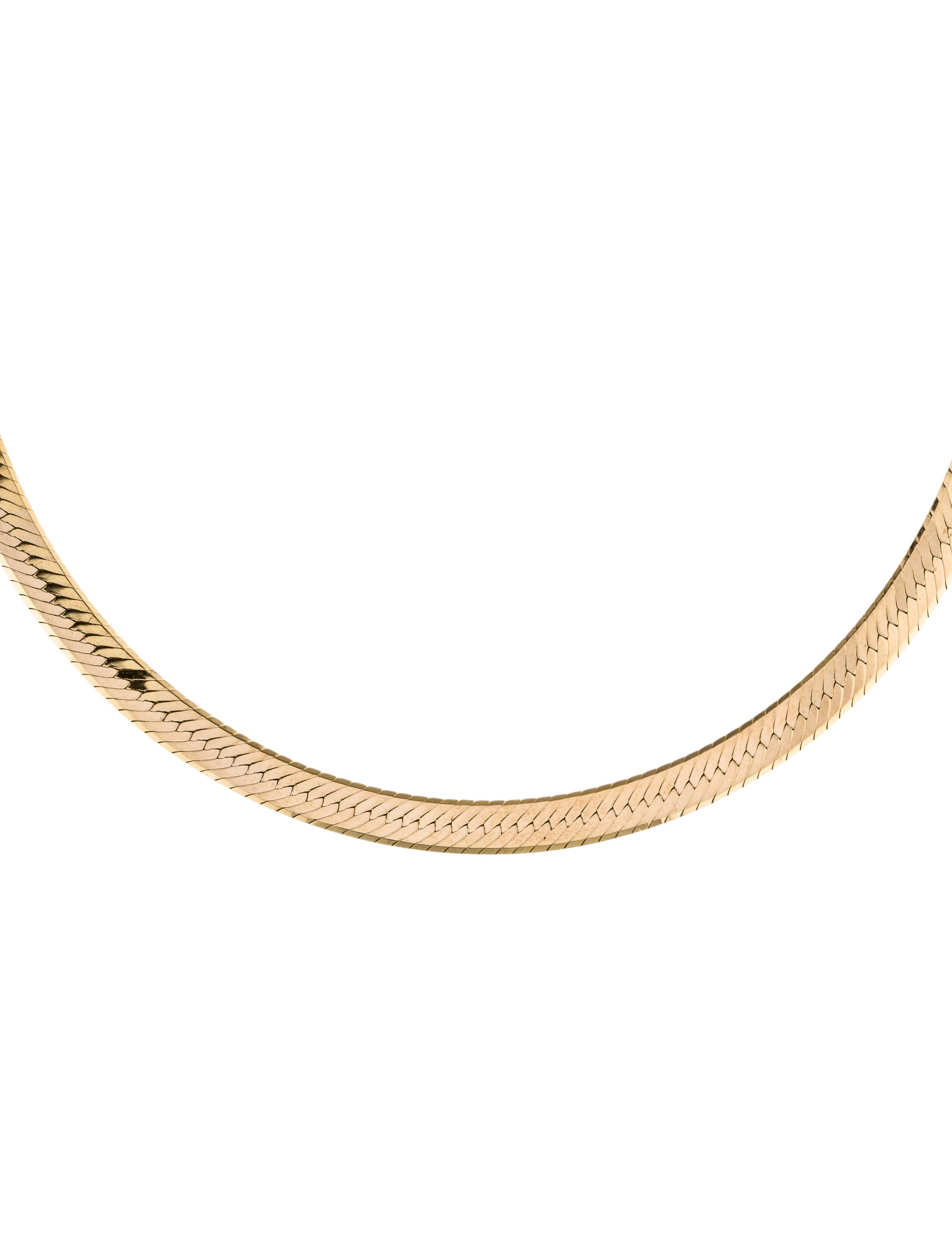 14K Omega Chain Necklace Necklaces NECKL28154 The RealReal