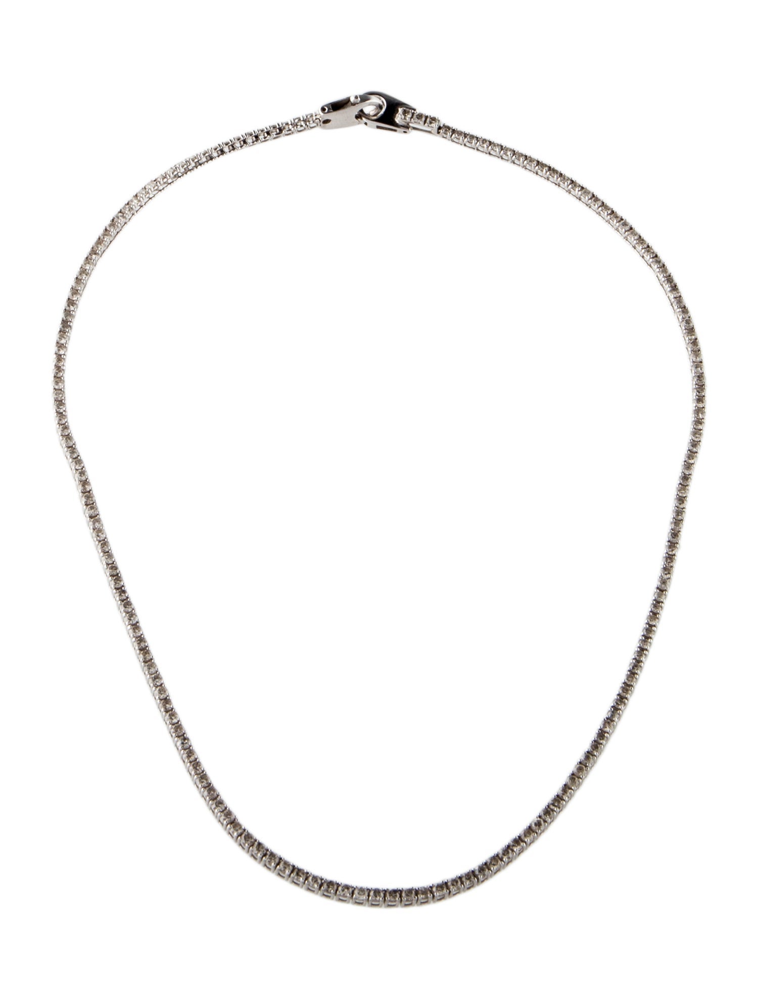 Necklace 14K 5.04ctw Diamond Tennis Chain Necklace