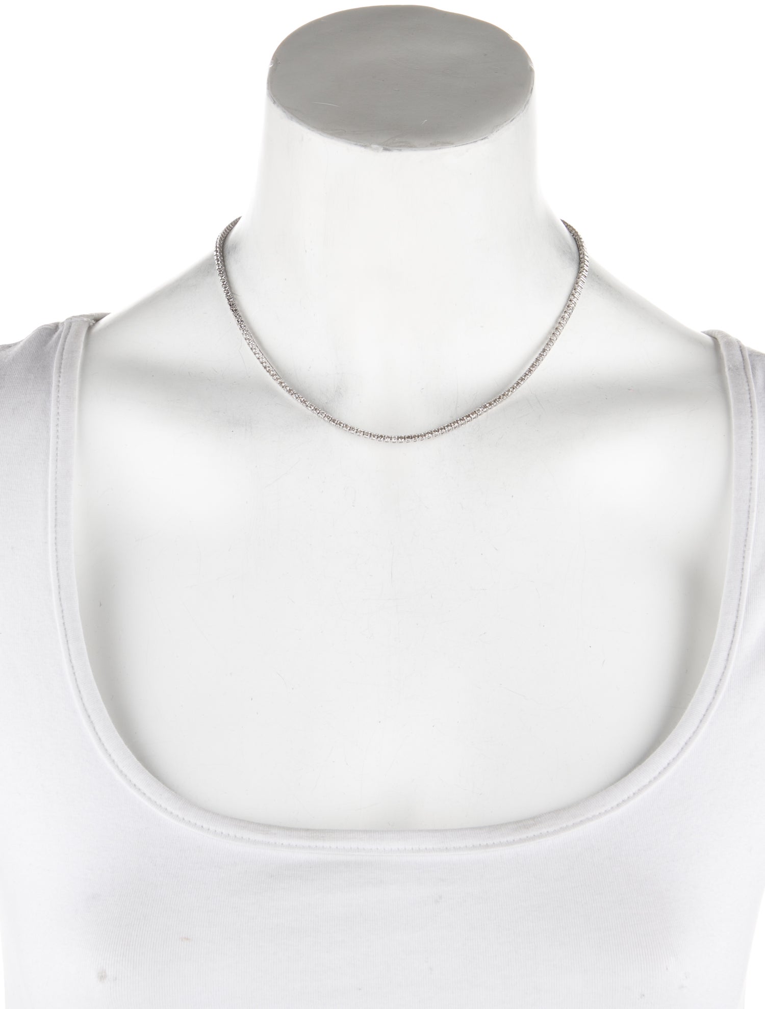 Necklace 14K 5.04ctw Diamond Tennis Chain Necklace