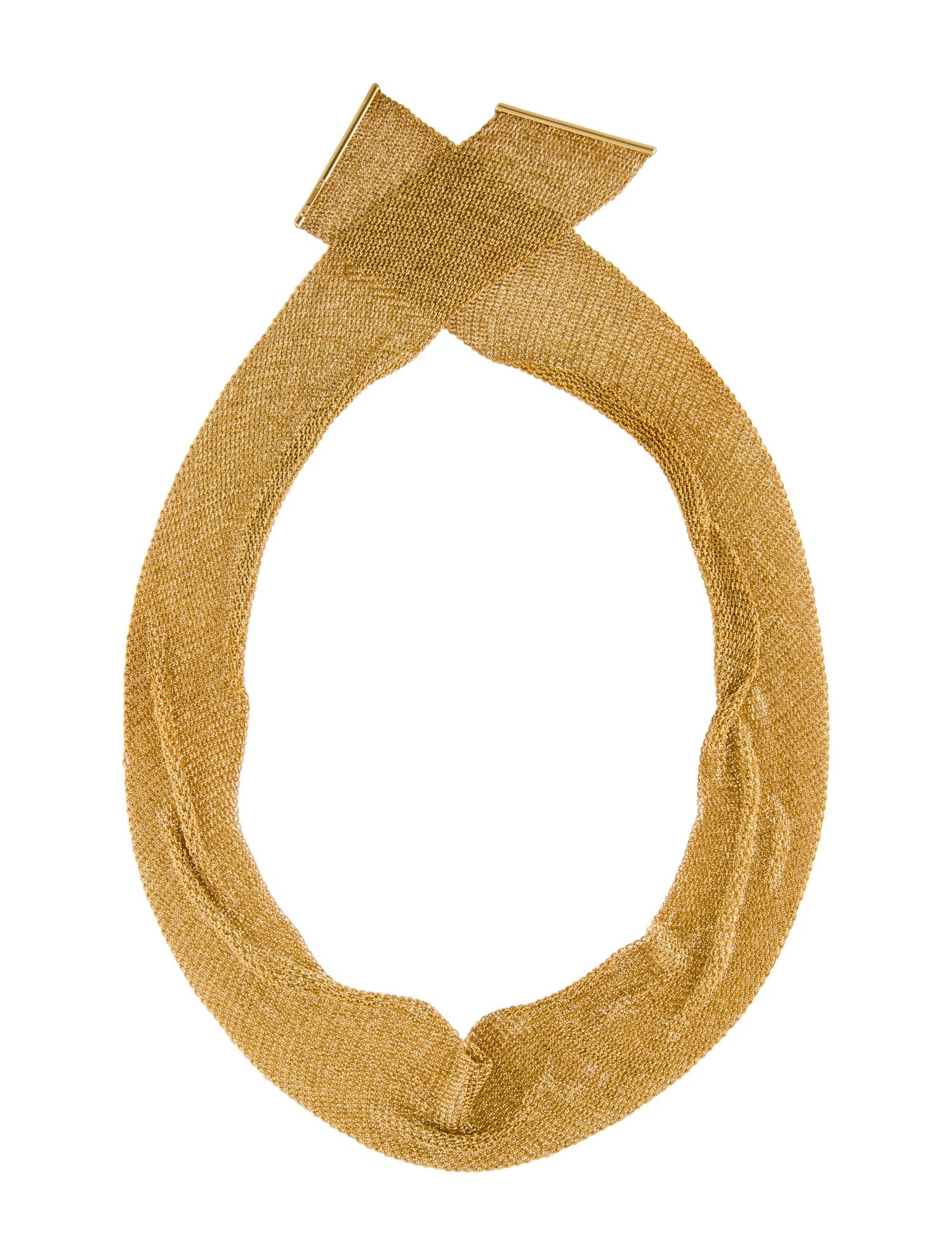 Necklace Yuri Ichihashi 18K Mesh Link Scarf Necklace - Chain