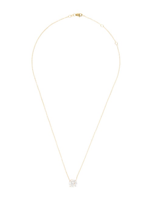 Necklace 14K 3.07ct Lab-Grown Diamond Pendant Necklace