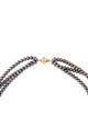 Necklace 14K Dyed Pearl Bead Multistrand Necklace
