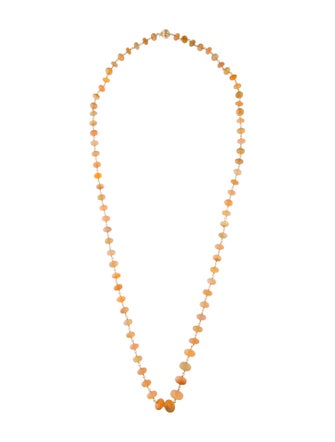 Necklace 14K Opal Bead Strand Necklace