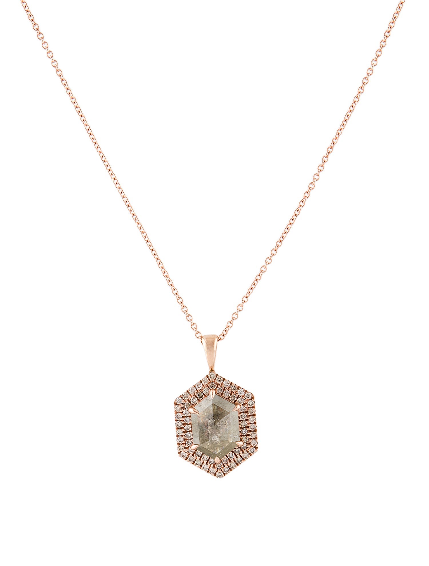 Necklace 14K Diamond Pendant Necklace