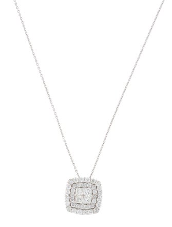 Necklace 14K 1.00ctw Diamond Pendant Necklace