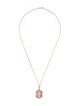 Necklace Oscar Friedman Morganite & Diamond Pendant Necklace