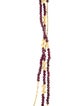 Necklace 18K Garnet Multistrand Necklace Set