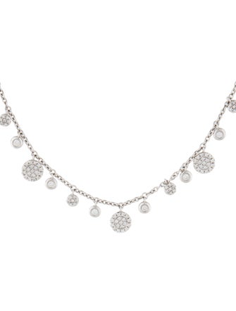 Necklace 14K Diamond Station Necklace