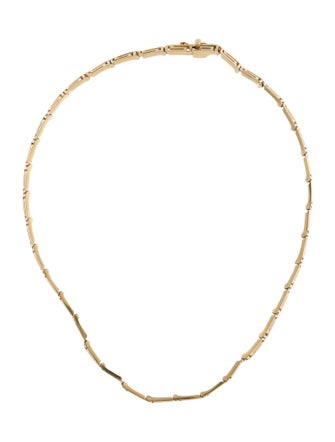 Necklace 14K Greek Key Pattern Necklace