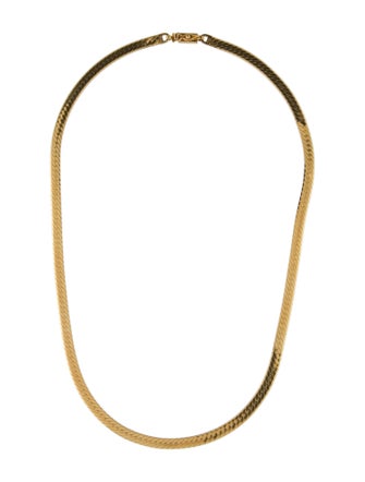 Necklace 14K Herringbone Chain Necklace