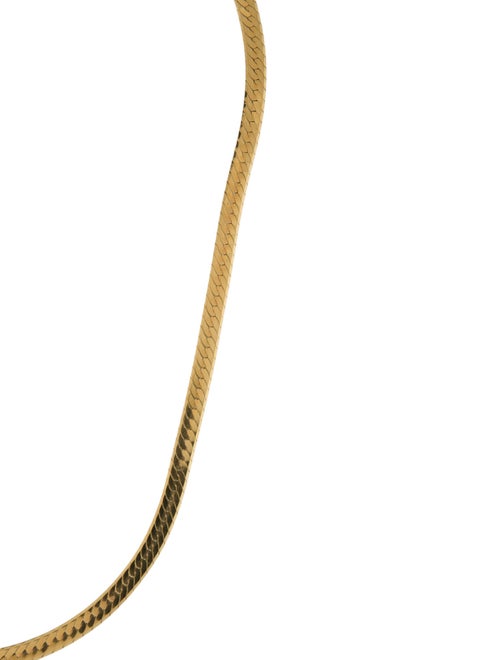 Necklace 14K Herringbone Chain Necklace